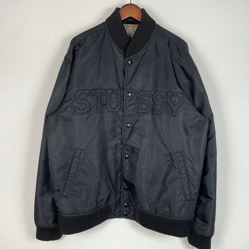 【現状渡し品】 OLD STUSSY オールドステューシー BOMBER JACKET ボンバージャケット アウター ナイロンジャケット 【142-260524-ko-17-tei】