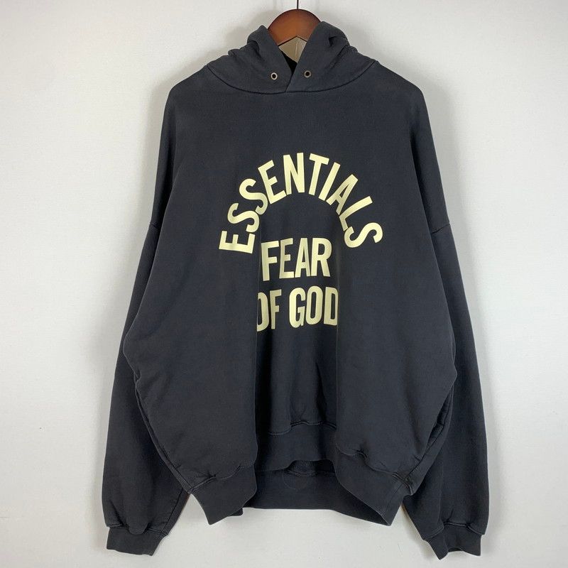 【中古品】 Fear of God ESSENTIALS フィアオブゴッド エッセンシャルズ CAMPUS 90's HOODIE キャンパス ナインティズ フーディ トップス プルオーバーパーカー 【142-260524-ko-19-tei】