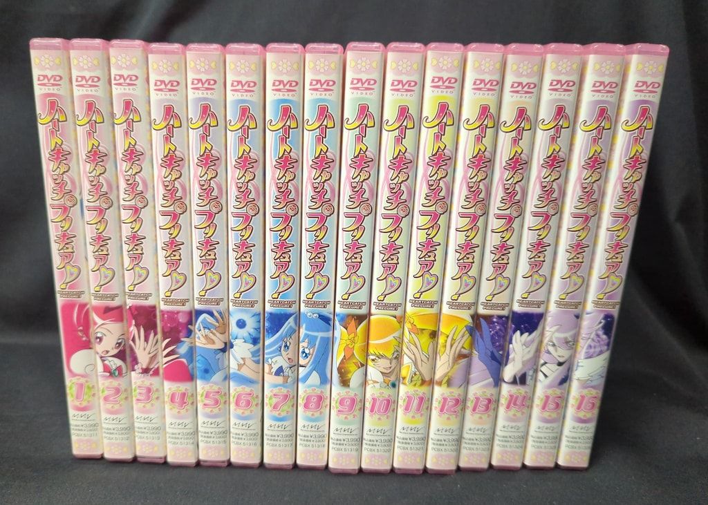 アニメDVD 初回)ハートキャッチプリキュア! 全16巻 セット