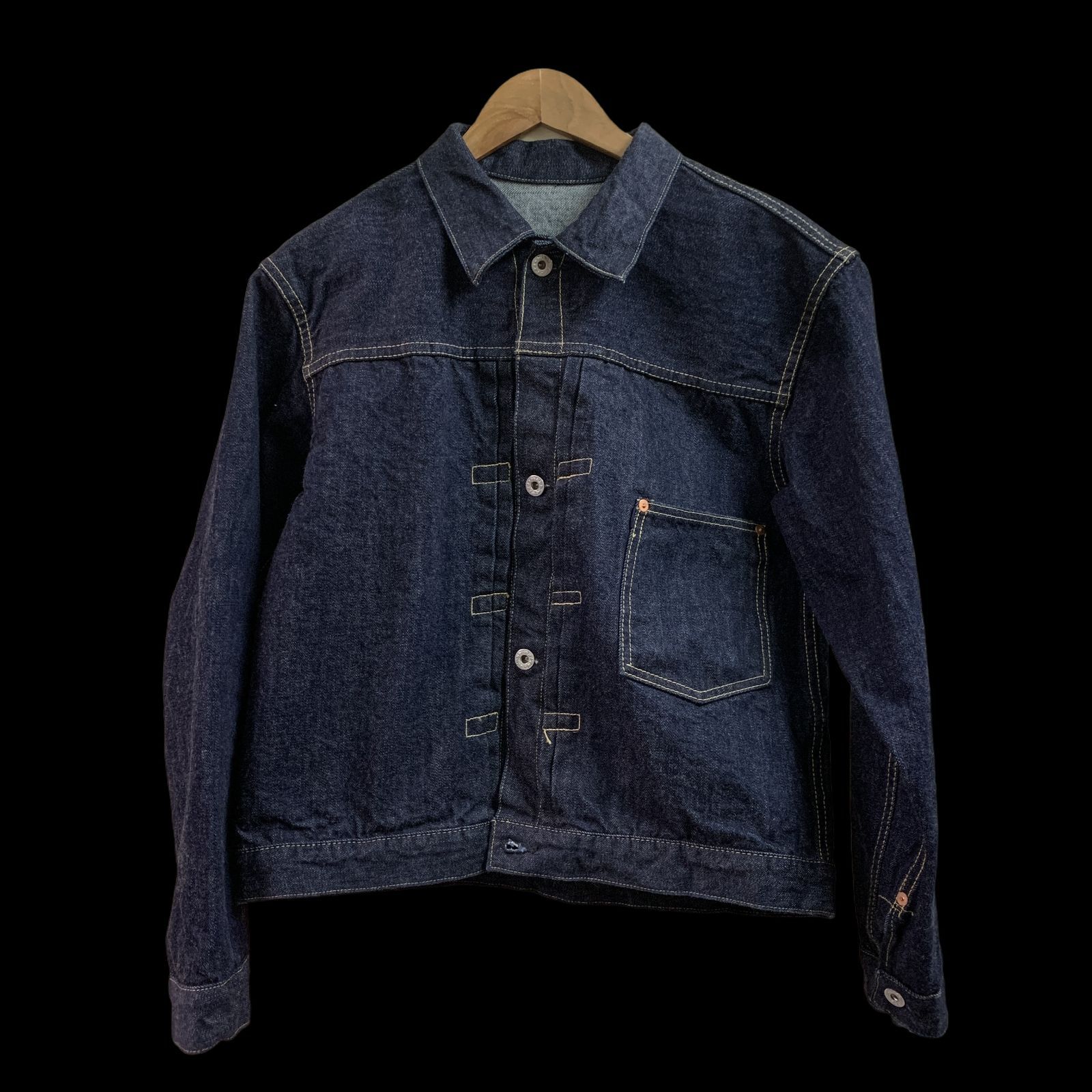 [むつ75-052020][併売] TCB JEANS Late S40's Jacket(not T-BACK) 大戦モデル[中古][メンズ]