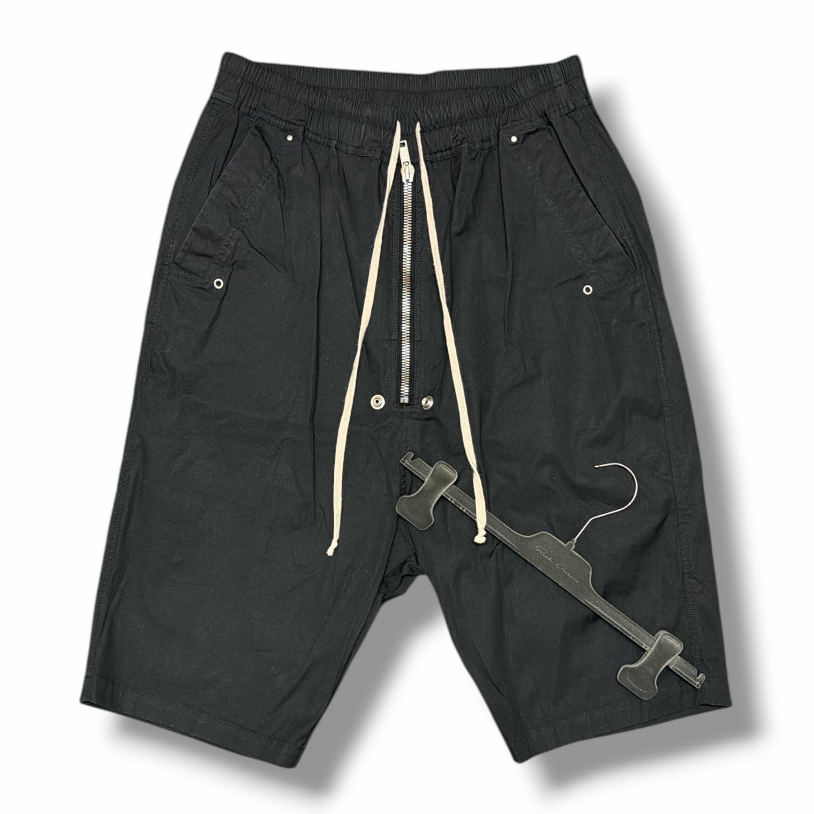 Rick Owens 26SS BELA PODS ベラポッド サルエル イージーショーツ リックオウエンス RU01E5349-TE ブラック 48 （1213M）