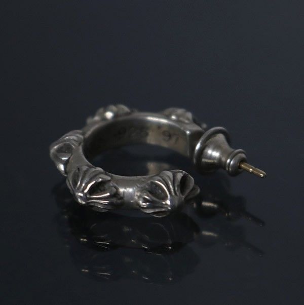 CHROME HEARTS 新宿店 クロムハーツ クロスバンド フープ ピアス