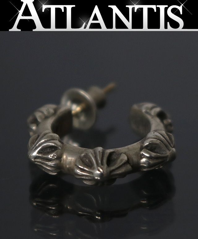 CHROME HEARTS 新宿店 クロムハーツ クロスバンド フープ ピアス