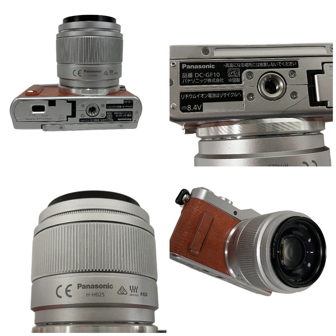PANASONIC パナソニック DC-GF10W LUMIX ダブルレンズキット カメラ