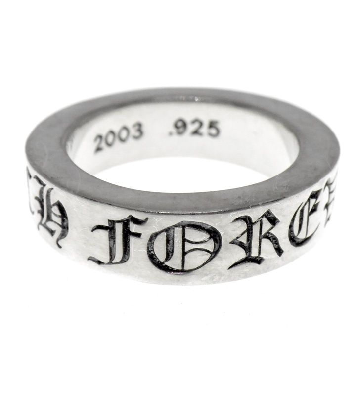 クロムハーツ CHROME HEARTS 【 6mm SPACER FOREVER 】 スペーサー フォーエバー シルバー リング 50565