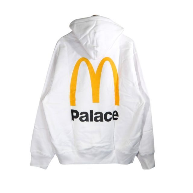 PALACE 25aw MCDONALD LOGO HOODIE WHITE サイズXXL P25CS175 パレス
