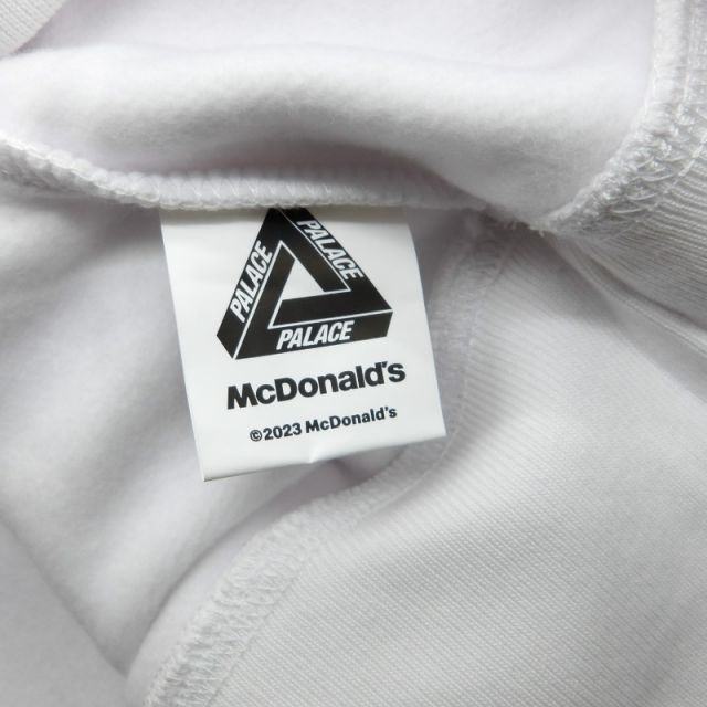 PALACE 25aw MCDONALD LOGO HOODIE WHITE サイズXXL P25CS175 Palace x