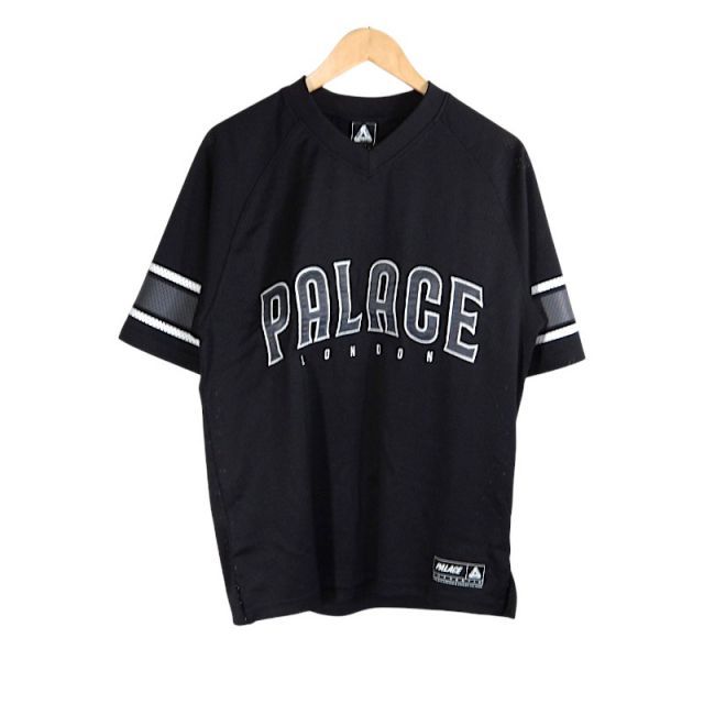 PALACE 26ss SATIN THE PARK MESH JERSEY BLACK サイズS P30ES221 パレス サティン ザ パーク メッシュ ジャージー トップス 大名店