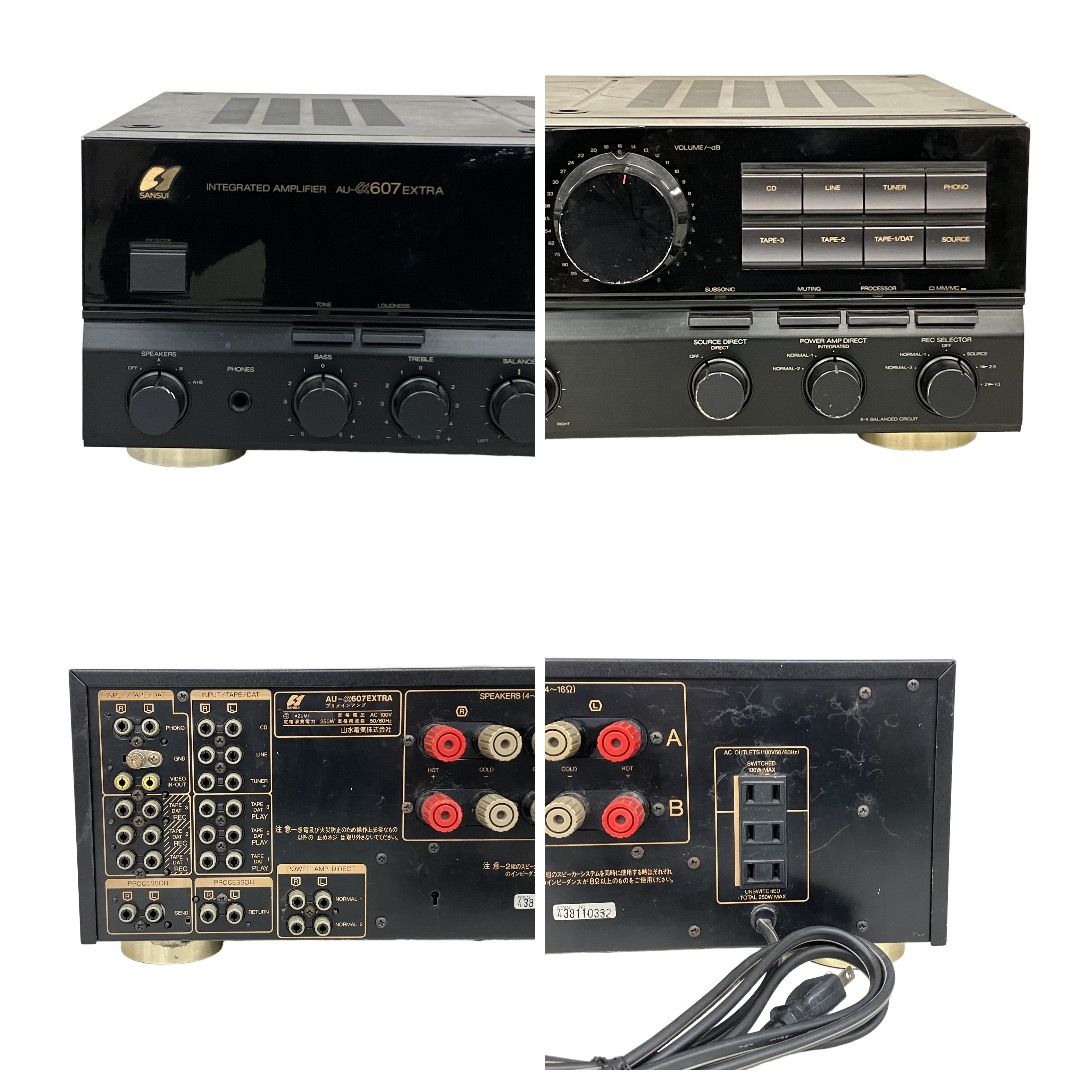 SANSUI AU-α607 EXTRA プリメインアンプ オーディオ機器 ジャンク