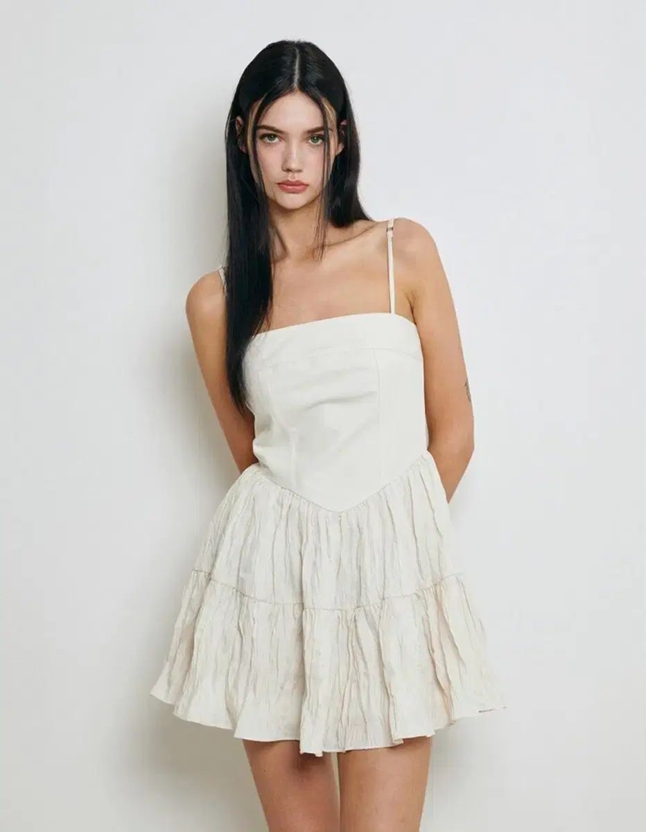 新品 ノットユアローズ Ruby dress ベージュ Sサイズ