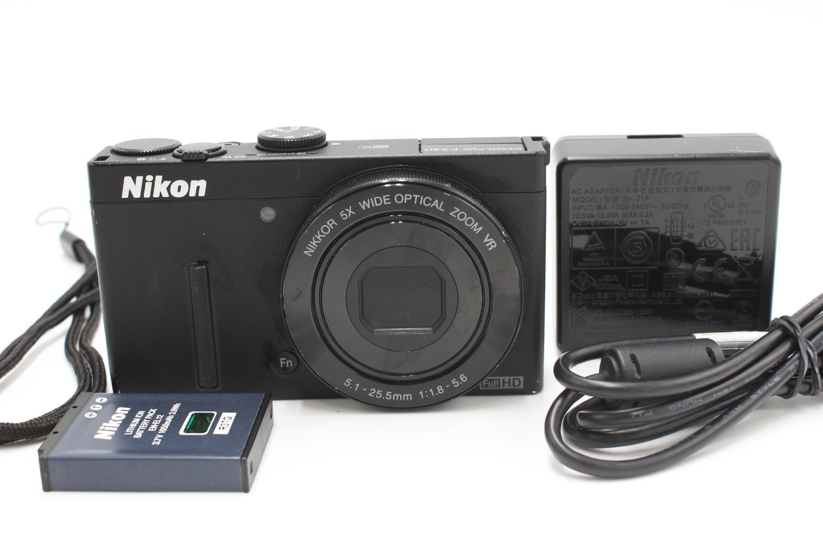 Nikon COOLPIX P340 ブラックP300 F1.8 ニコン