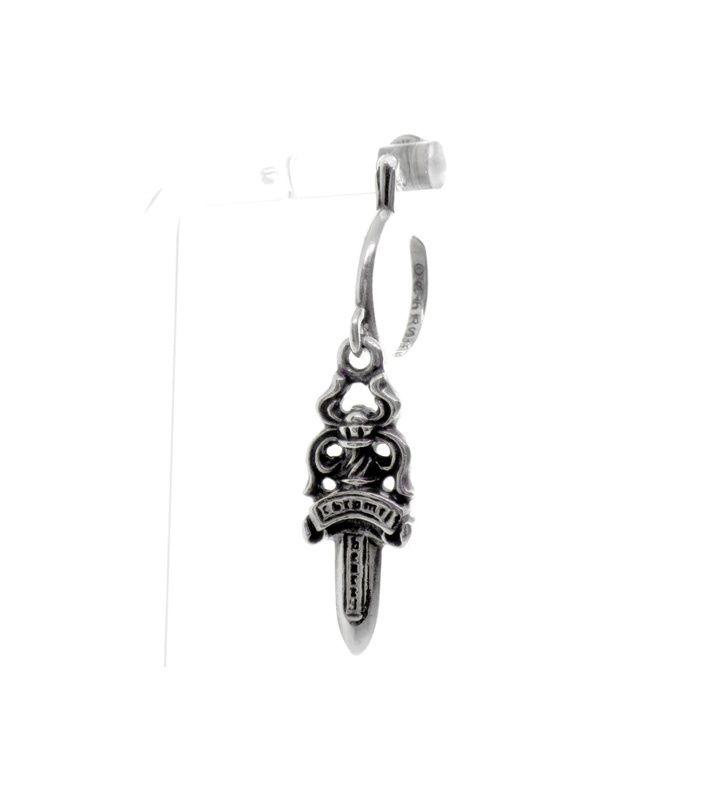 【希少】クロムハーツ ダガーピアスCHROME HEARTS フープピアス クロムハーツ CHROME HEARTS 【 No5 DAGGER 】 #5 ダガー フープ