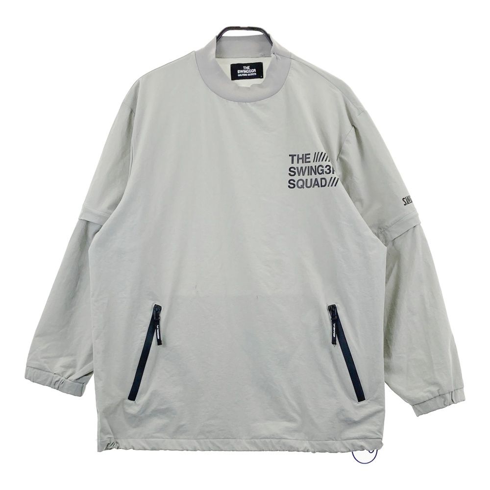 サイズ：3 THE SWINGGGR ザ スウィンガー 2024年モデル 2WAY 長袖ブルゾン グレー系 [240101696497] ゴルフウェア メンズ ストスト