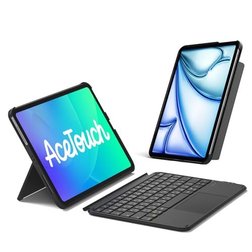 Inateck iPad A16 第11世代/第10世代用 軽量JIS日本語配列キーボードケース iPad Air 11インチ M4 2026/M3 2025/M2 2024 Air第5/4世代10.9インチ Pro11インチ第4/3/2/1 ee7de93e
