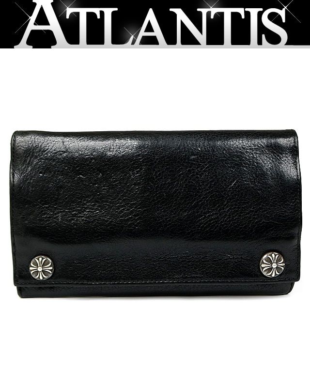 CHROME HEARTS 銀座店 クロムハーツ クロスボタン ロングウォレット 長