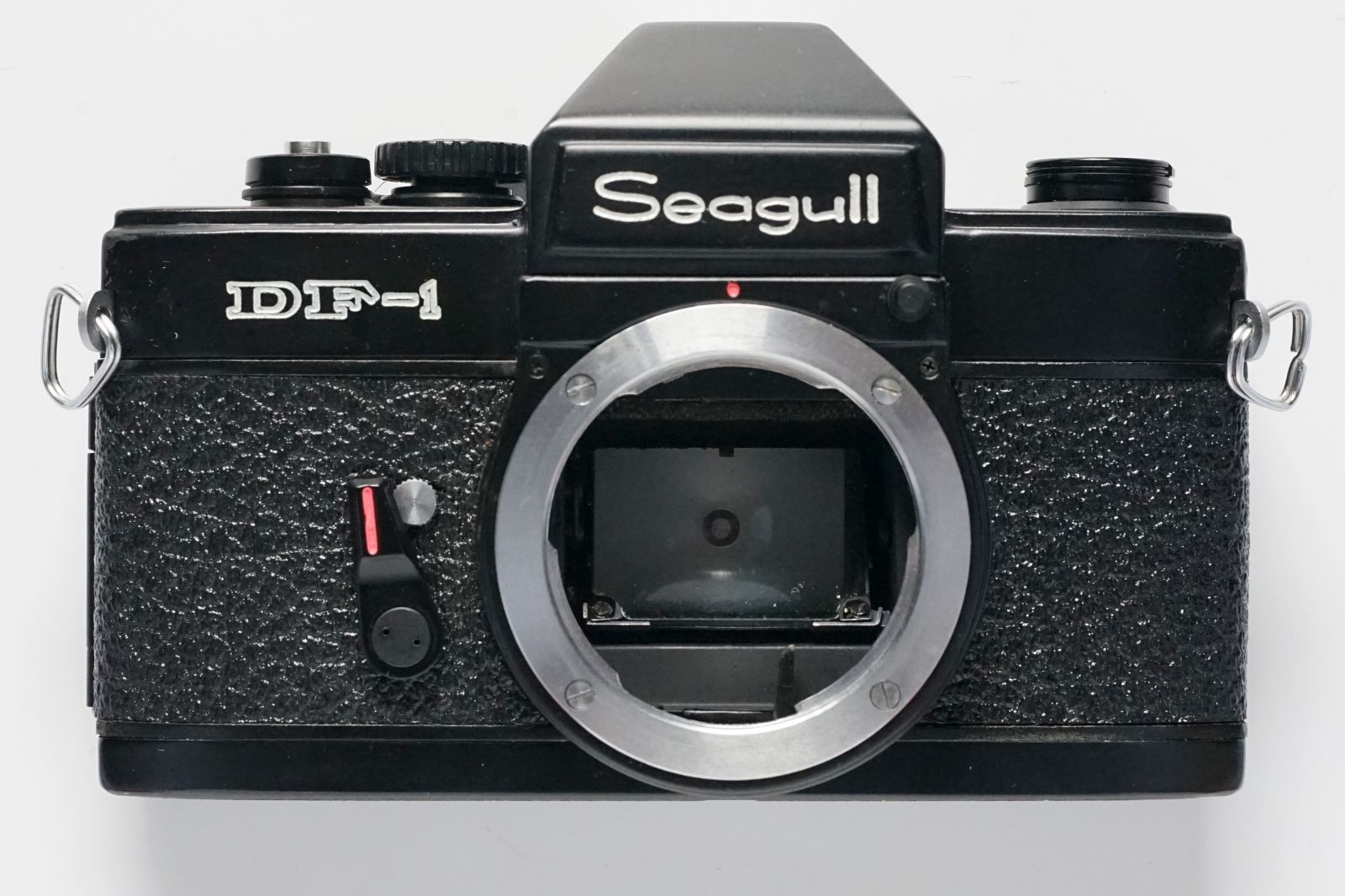 希少 完動美品@ 中国製 オールブラックの海鴎 Seagull DF-1 一眼レフ