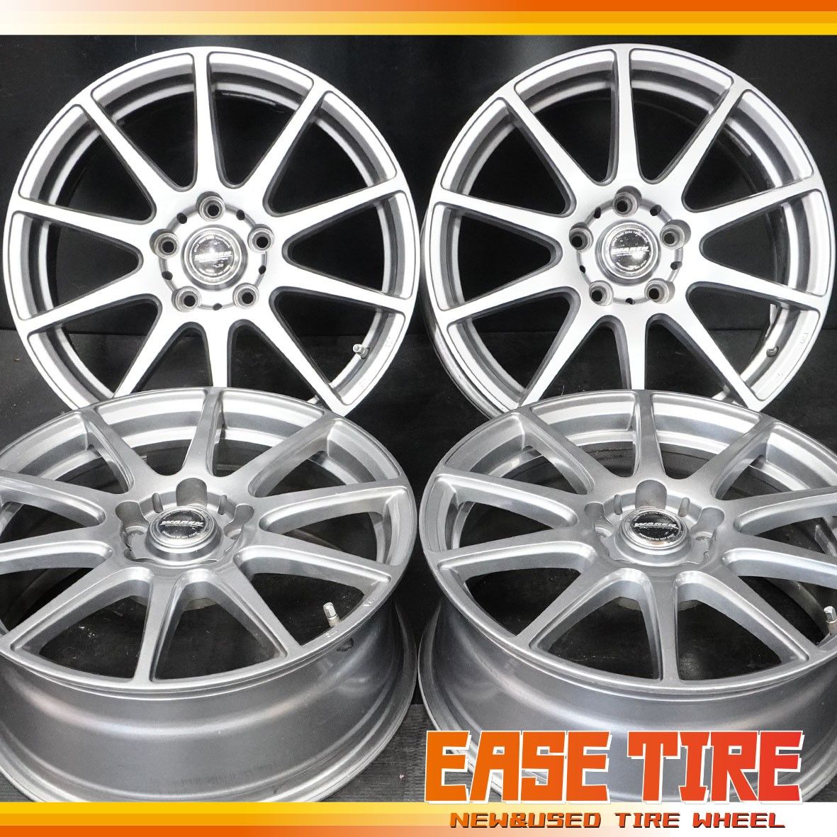 中古ホイール 17インチ ホットスタッフ WAREN WR10 7J +48 114.3 5H 4