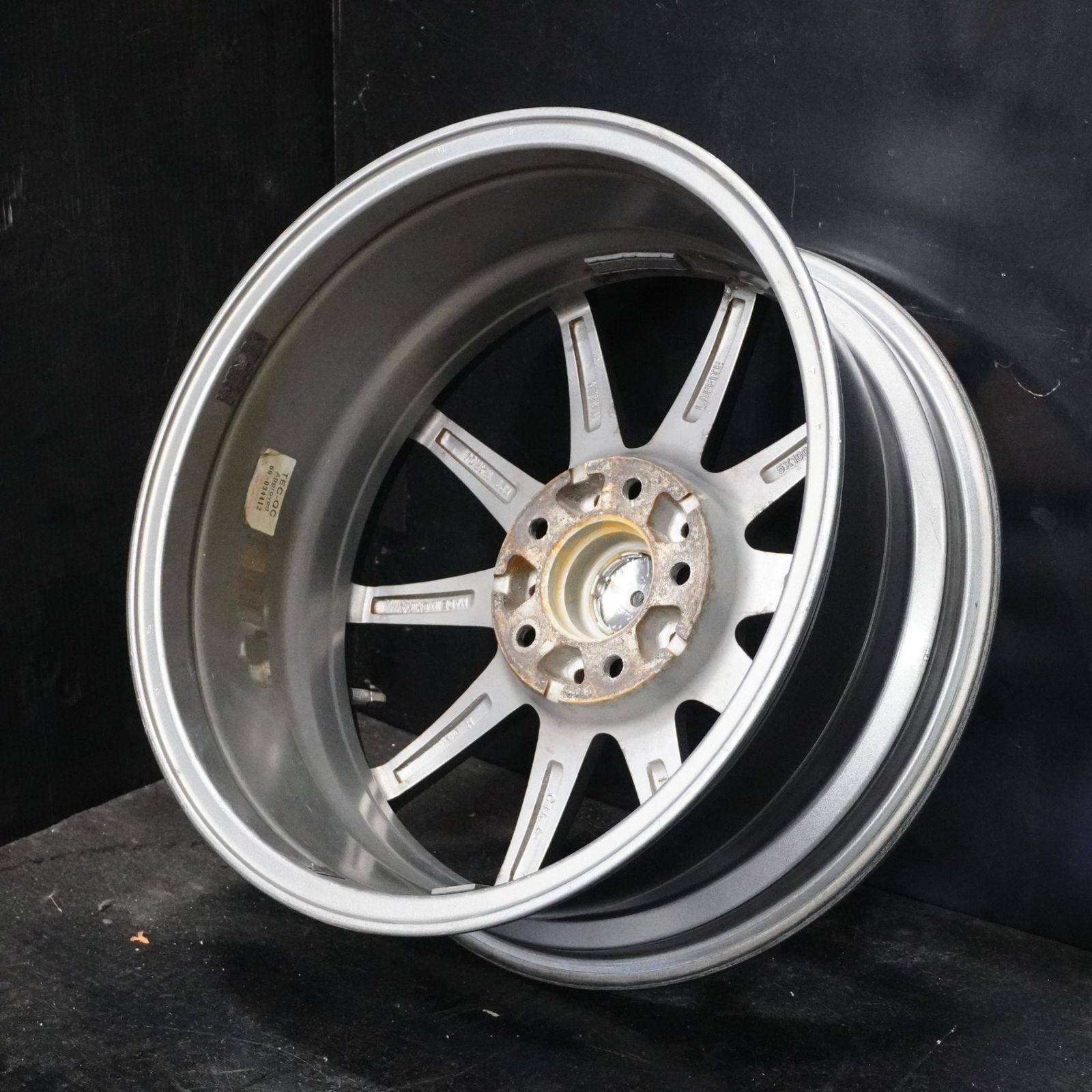 中古ホイール 17インチ ホットスタッフ WAREN WR10 7J +48 114.3 5H 4