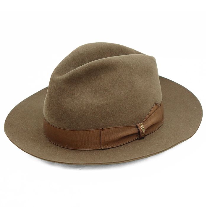 SALE【極美品】Borsalino ボルサリーノ 中折れハット サイズ 57 メンズ