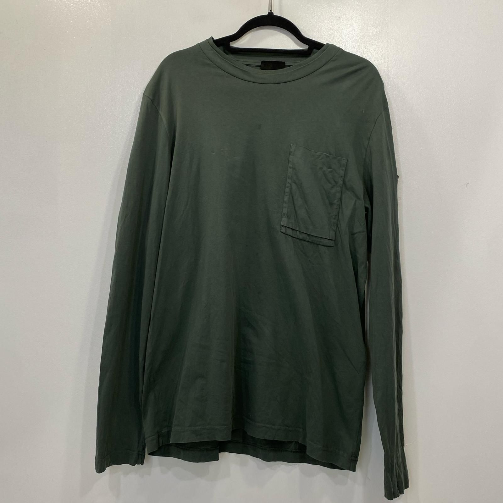 【姫路東店】 中古 MONCLER | モンクレール 長袖Ｔシャツ LS T-SHIRT J10918D00002 2024S/S グリーン サイズ：L 【108】