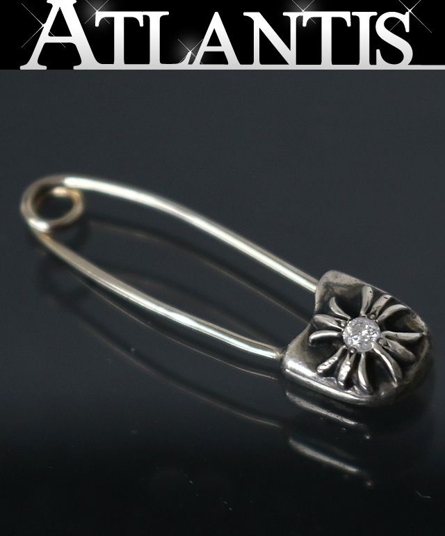 CHROME HEARTS 新宿店 クロムハーツ セーフティピン 1ダイヤ チャーム