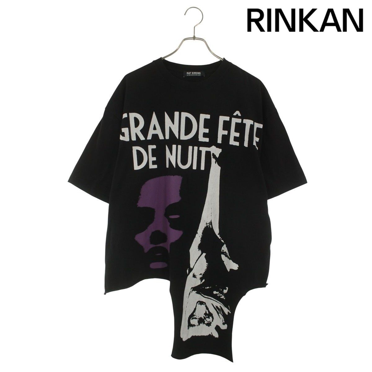 ラフシモンズ 222-143D Grand Fete de Nuit 変形Tシャツ メンズ M