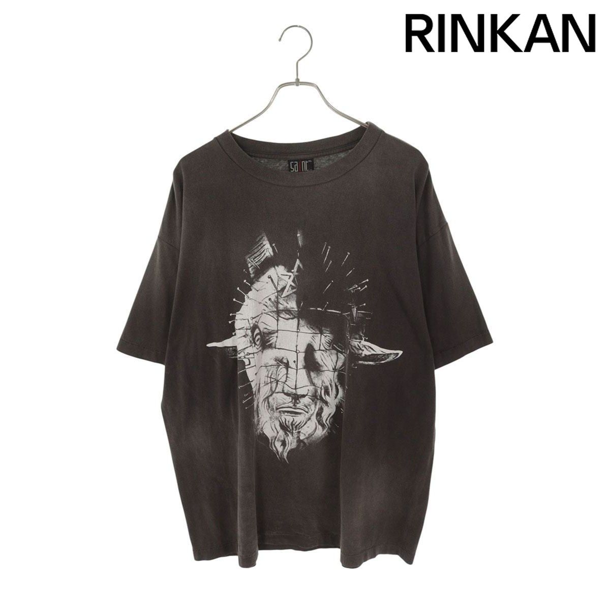 セントマイケル SM-S22-0000-020 HELLプリントヴィンテージ加工Tシャツ メンズ XL