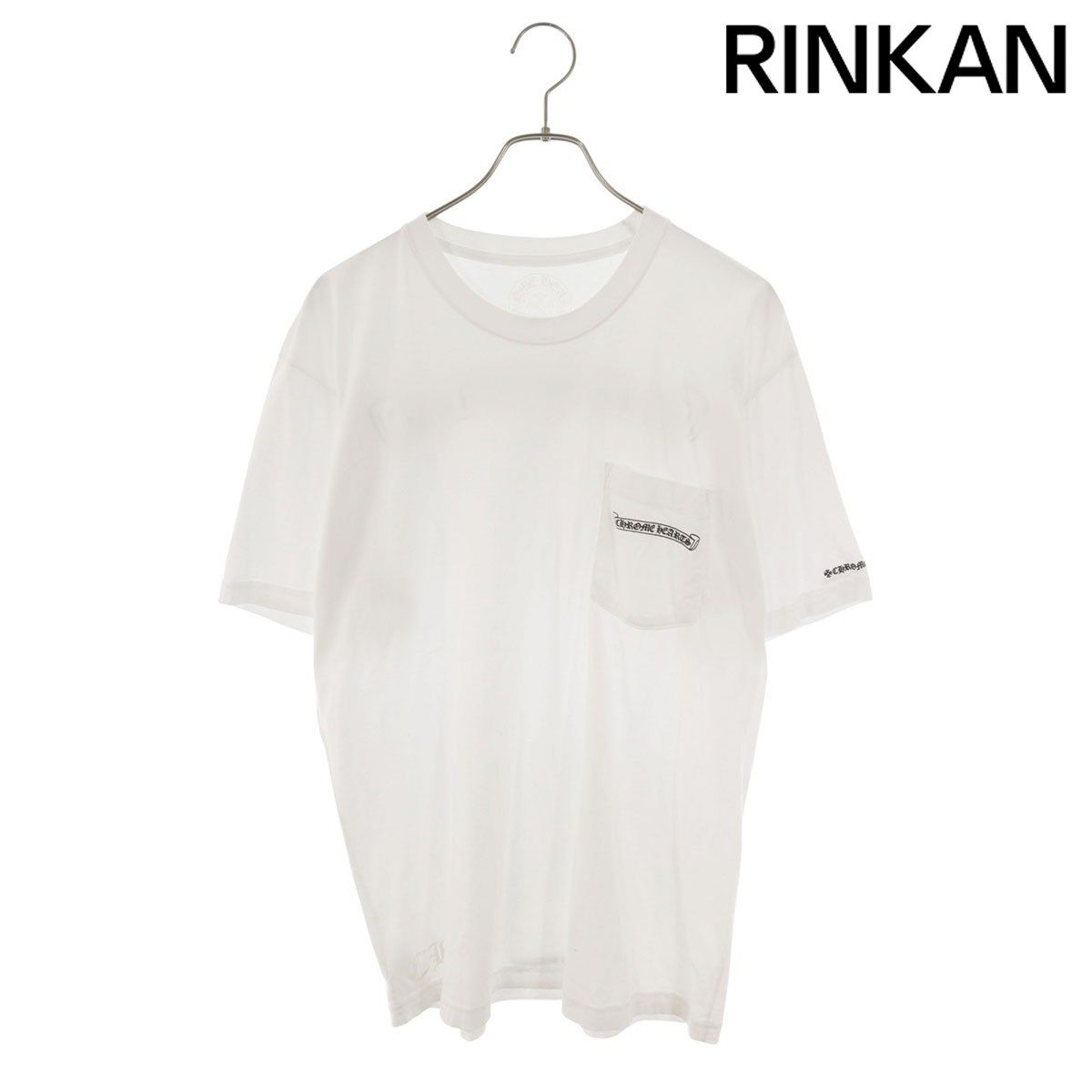 クロムハーツ CH T-SHRT 1 バックスクロールラベルプリントTシャツ メンズ L