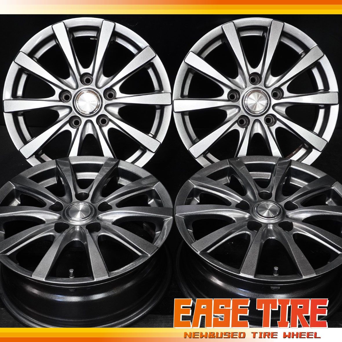 中古ホイール 15インチ YFC GRASS RX 4本セット 6J +43 114.3 5H ノア