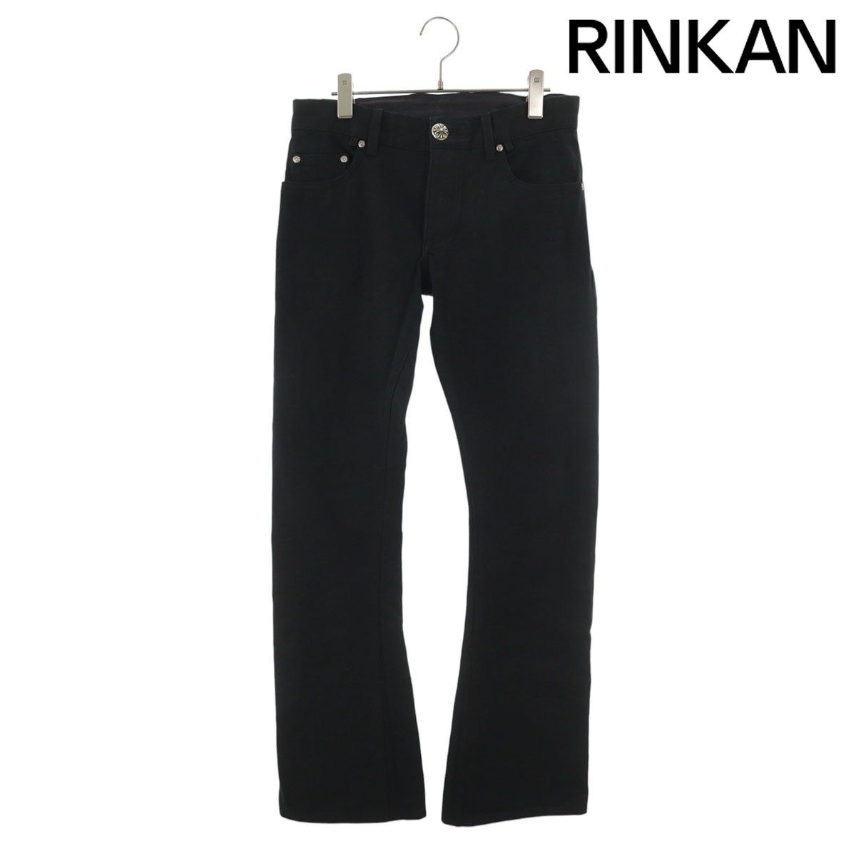 クロムハーツ RS BOOTLEG 5 PKT DNM PANT クロスボールボタンブーツカットデニムパンツ メンズ 30インチ