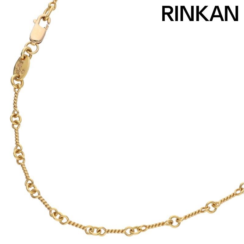 クロムハーツ 22K NECKCHAIN T18/ツイストチェーン18inch ゴールドネックレス メンズ 18inch 523,848円