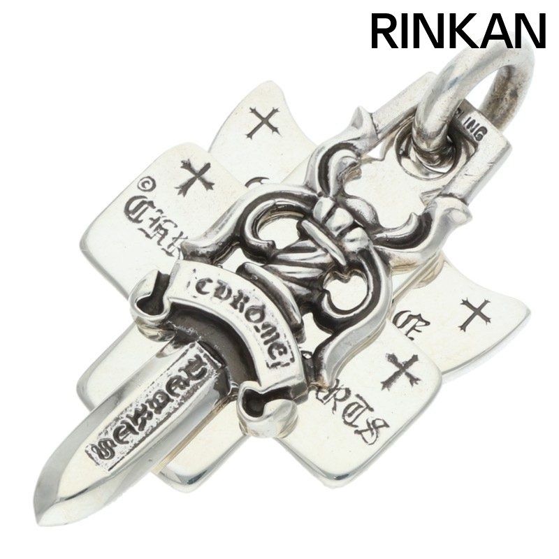 クロムハーツ 3TRINKETS/スリートリンケッツペンダント オールド/シルバーネックレストップ メンズ