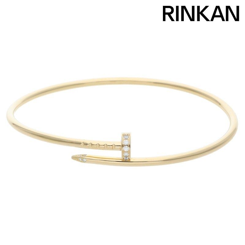 カルティエ JUSTE UN CLOU BRACELET SM DIA K18YGダイヤモンドブレスレット メンズ 18