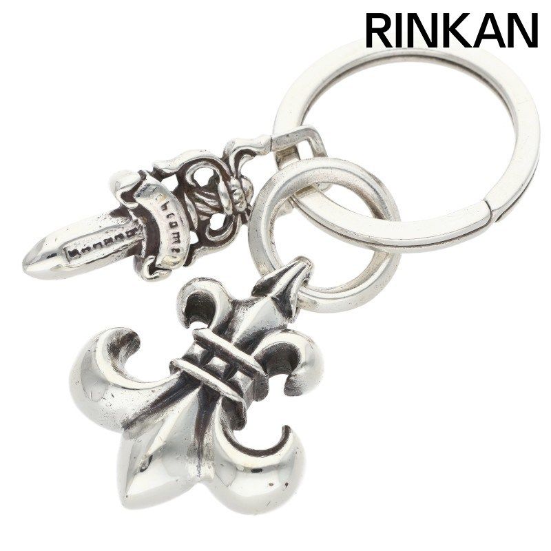 クロムハーツ  RNG&amp;No5 DGGR/キーリング#5ダガー シルバーキーリング メンズ Chrome Hearts - クロムハーツ RNG&No5 DGGR/キーリング#5ダガー