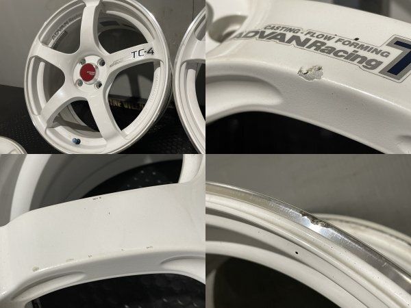 YOKOHAMA ADVAN Racing TC-4 TC4R アドバンレーシング 17インチ 4本 7J