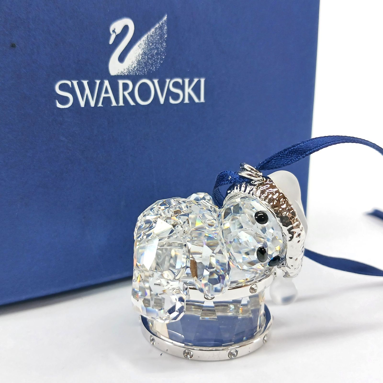SWAROVSKI スワロフスキー クリスタル フィギュリン サンタクリスベア