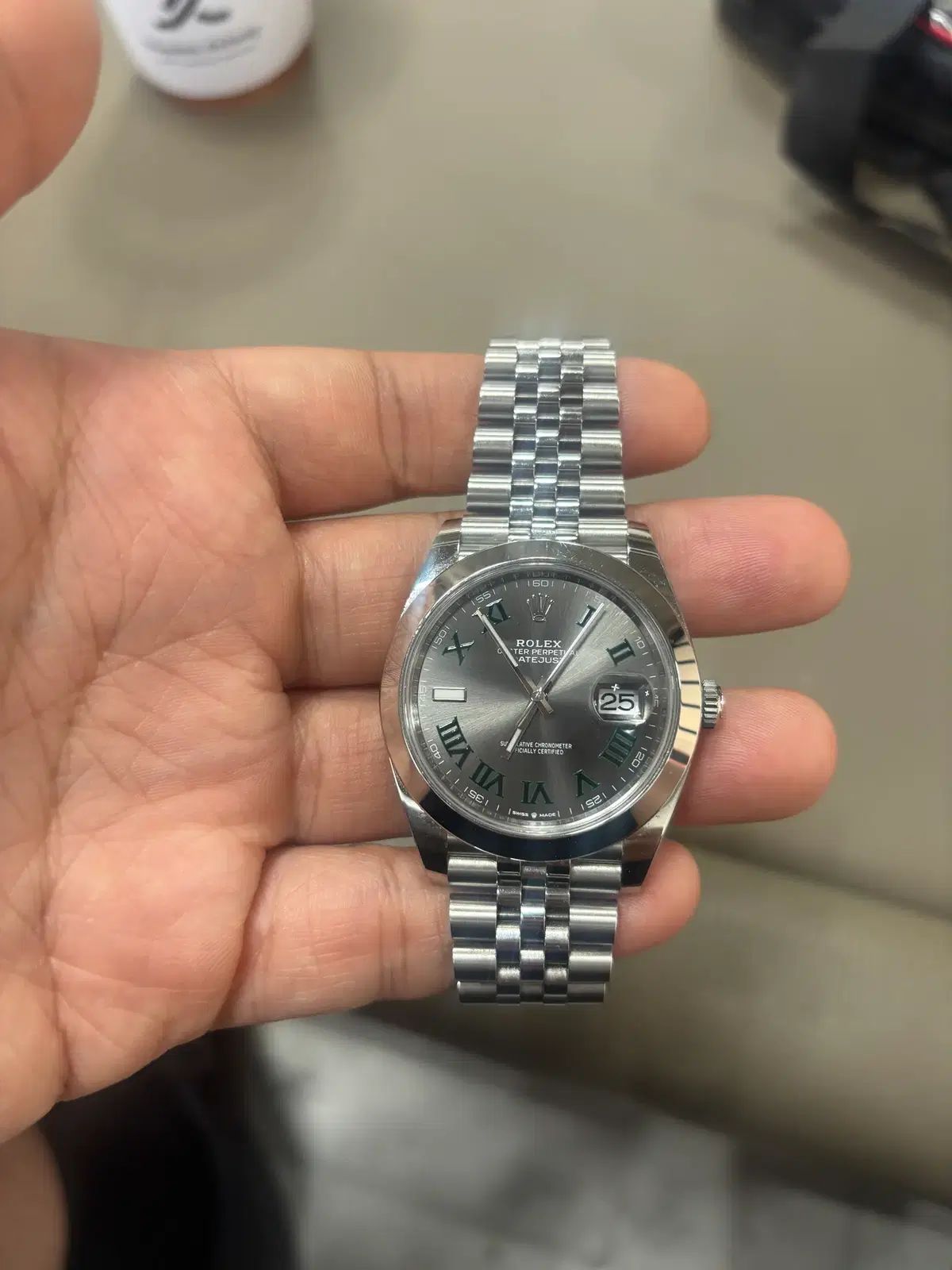 ROLEX(ロレックス) デイトジャスト 41 Wimbledon スレート ローマン