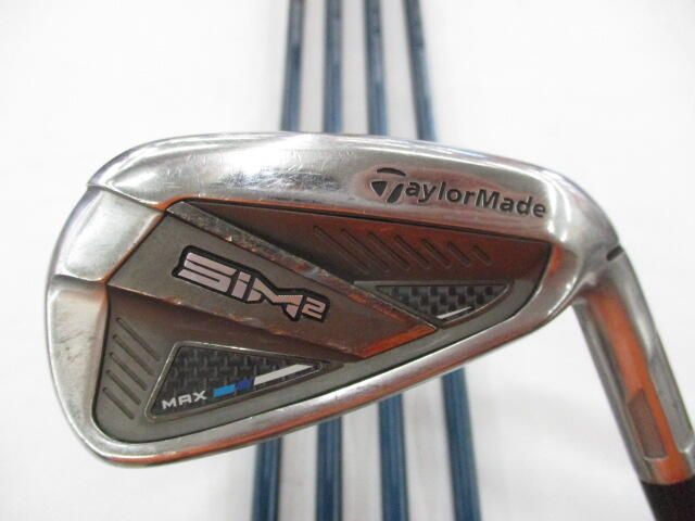 テーラーメイド　SIM2 MAX　TENSEI BLUE TM60(SIM2)　Sフレックス　アイアンセット　中古　ゴルフドゥ！高松田村店【最短即日発送】