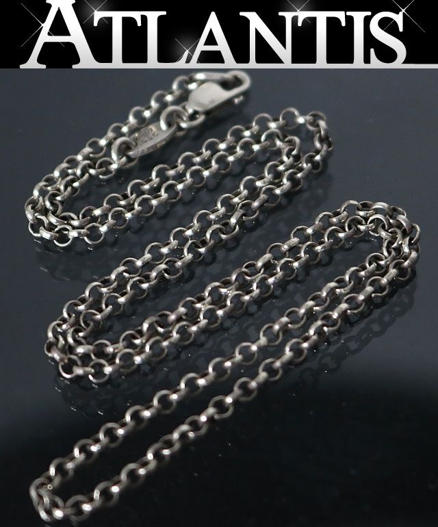 CHROME HEARTS 新宿店 クロムハーツ ロールチェーン ネックレス シルバー メンズ SV925 16インチ 31065