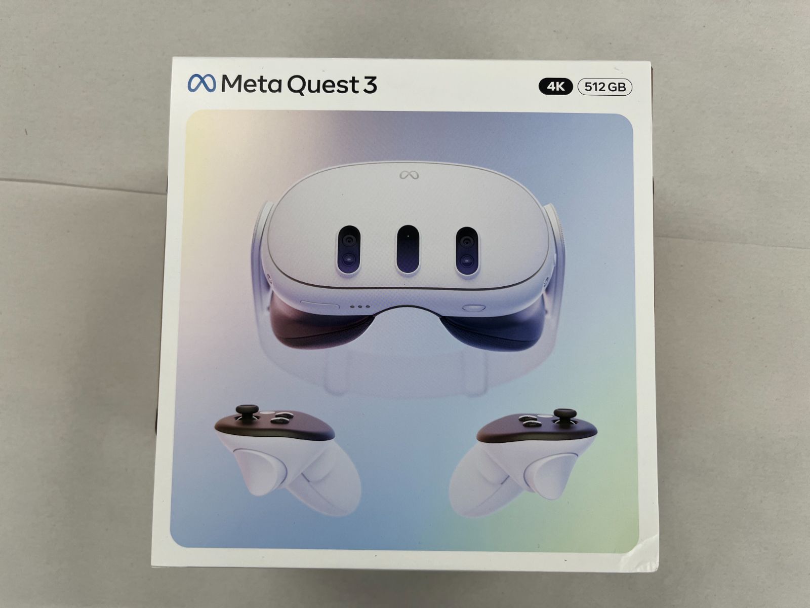 【未開封・箱角つぶれ】Meta Quest 3 512GB VRヘッドセット メタクエスト3 0815820024170