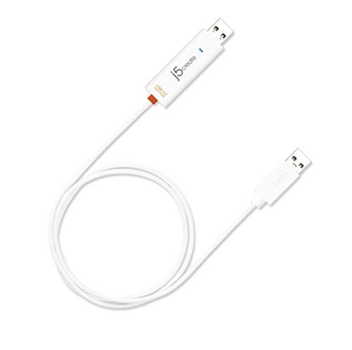 j5create USB3.0リンクケーブル 1.5m JUC500-EJ Wormhole Switch機能搭載 Windows Mac間データ転送対応 5Gbps高速通信 マウスカーソル・キーボード共有 コピー＆ペースト ドラッグ＆ドロッ 4ea387bf