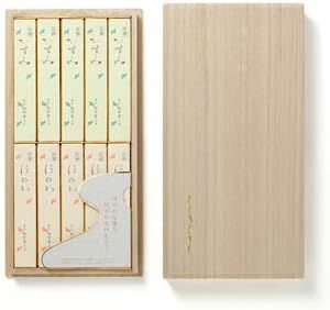 かすみ ほのか 桐箱入 短寸10箱詰 Shoyeido 進物用Incense