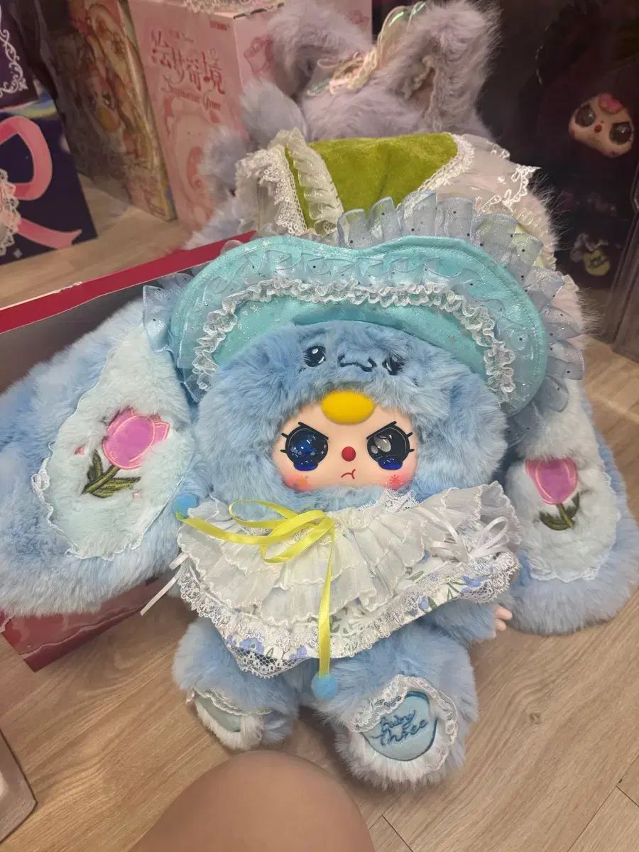 ベイビー３ ソンブロッサム 水目 青 ブルー ぬいぐるみ
