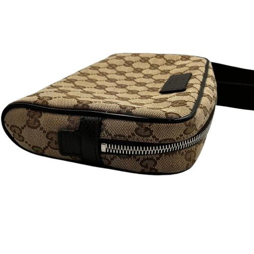 GUCCI ボディバッグ 449174 GGキャンバス ウエストバッグ - メルカリ