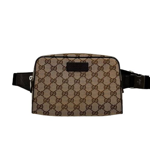 GUCCI ボディバッグ 449174 GGキャンバス ウエストバッグ - メルカリ