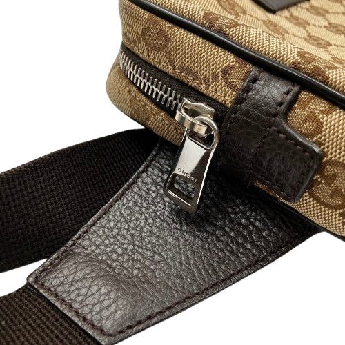 GUCCI ボディバッグ 449174 GGキャンバス ウエストバッグ - メルカリ