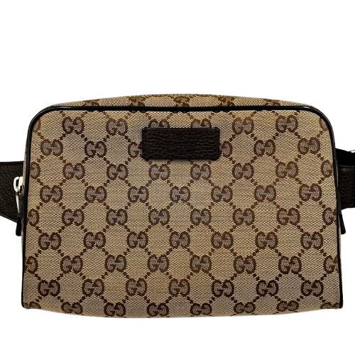 GUCCIヴィンテージキャンパスボディバッグ GUCCI ボディバッグ 449174 GGキャンバス ウエストバッグ - メルカリ