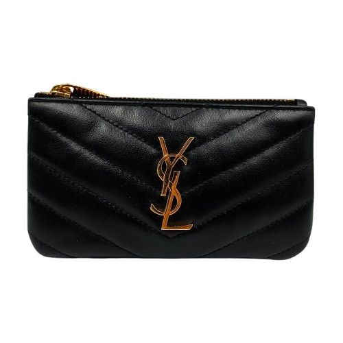 Yves Saint Laurent イブサンローラン キーリング付 コインケース