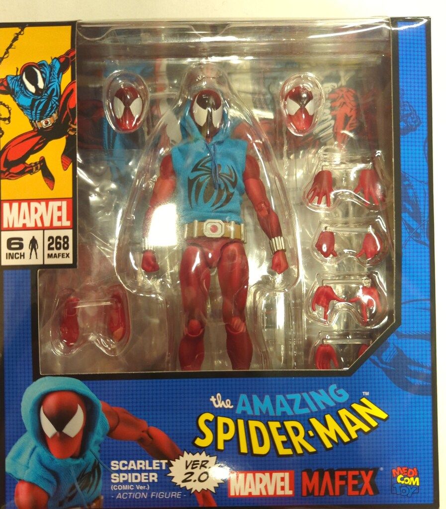 メディコムトイ MAFEX SCARLET SPIDER (COMIC VER) Ver.2.0 268　THE AMAZING SPIDER MAN
