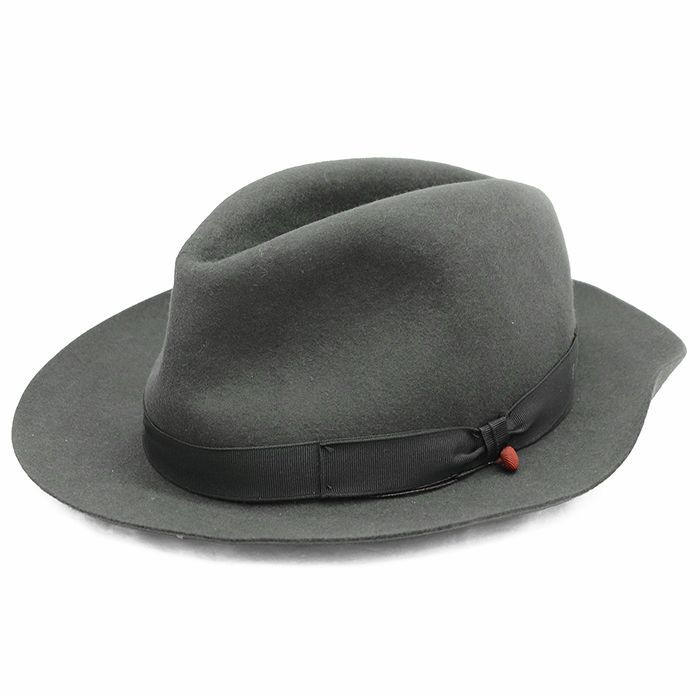 Borsalino ボルサリーノ 中折れハット サイズ 56 メンズ レディース